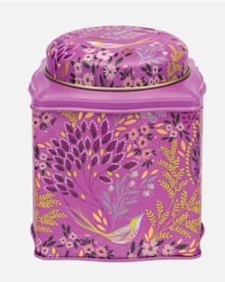 SM1793 - Haveli - Dome Lid Wave Tea Caddy - Sara Miller